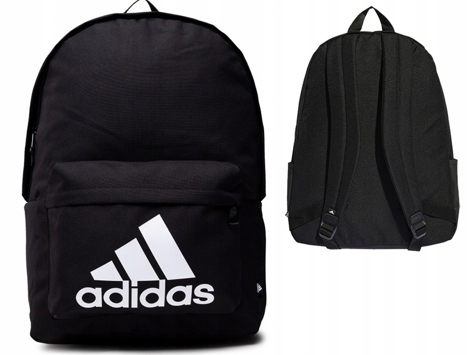 Športový batoh Adidas Classic Badge of Sport s 3 prúžkami, čierny